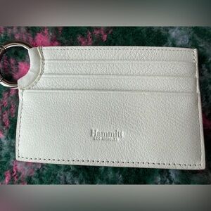 Hammitt Cream Leather Card Holder